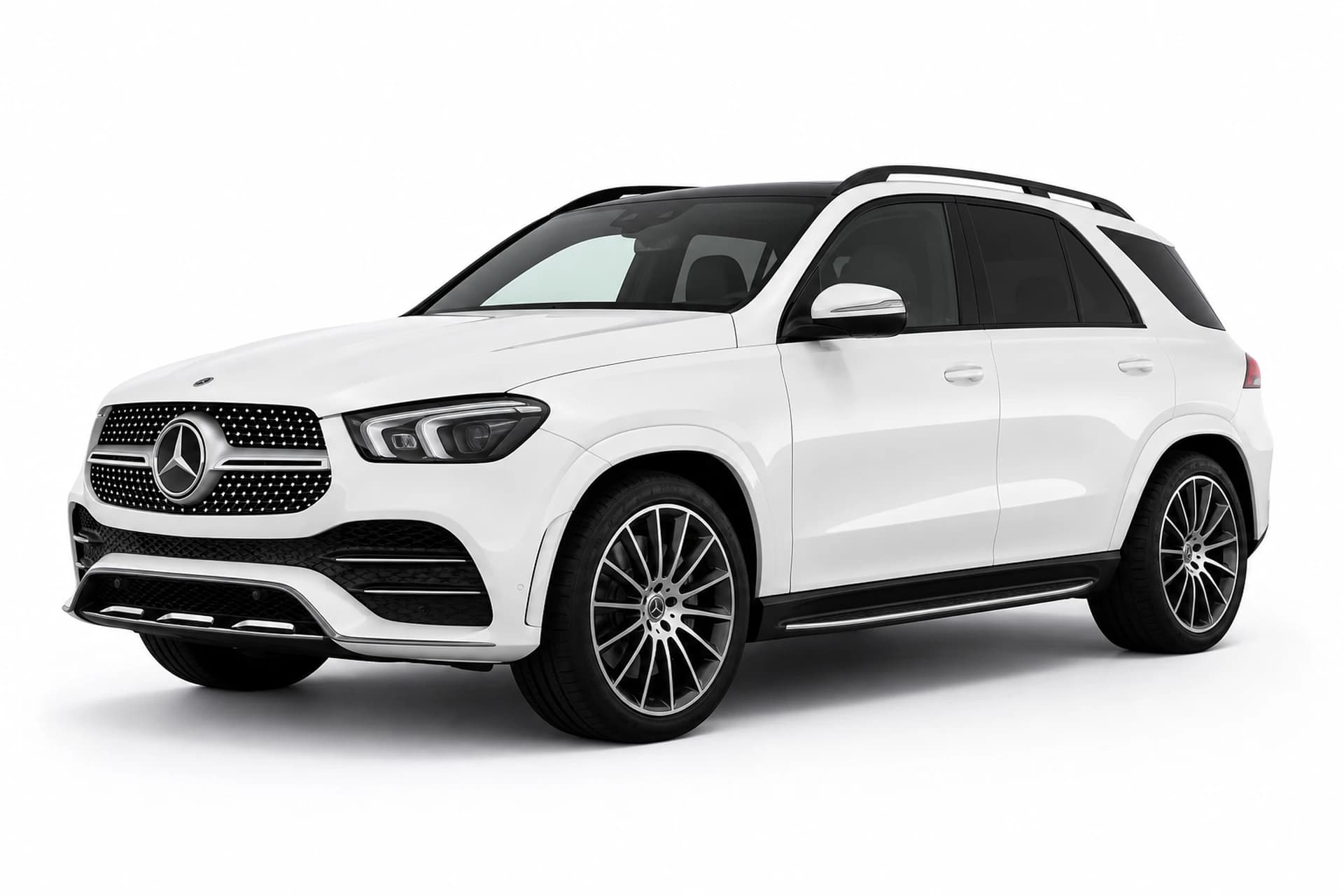 Front exterior of a Mercedes GLE