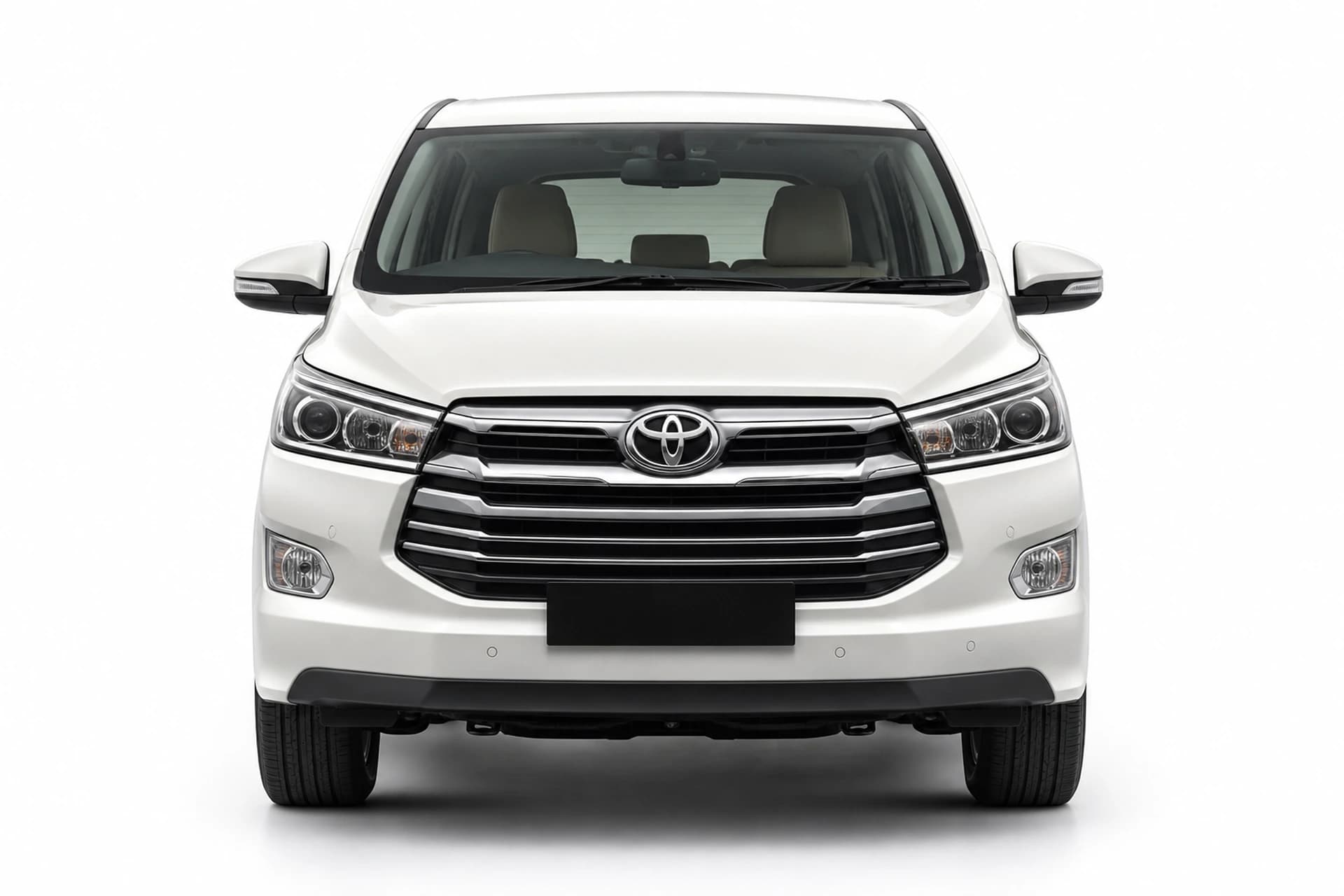 Toyota Innova Crysta exterior front view