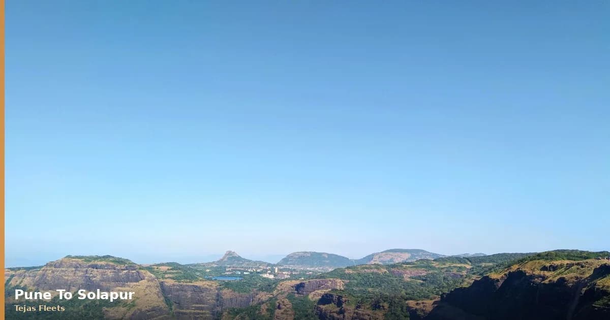 Pune to Solapur Cab Guide — Distance, Fare, Tolls & Booking Tips Pune to Solapur Cab Guide — Distance, Fare, Tolls & Booking Tips