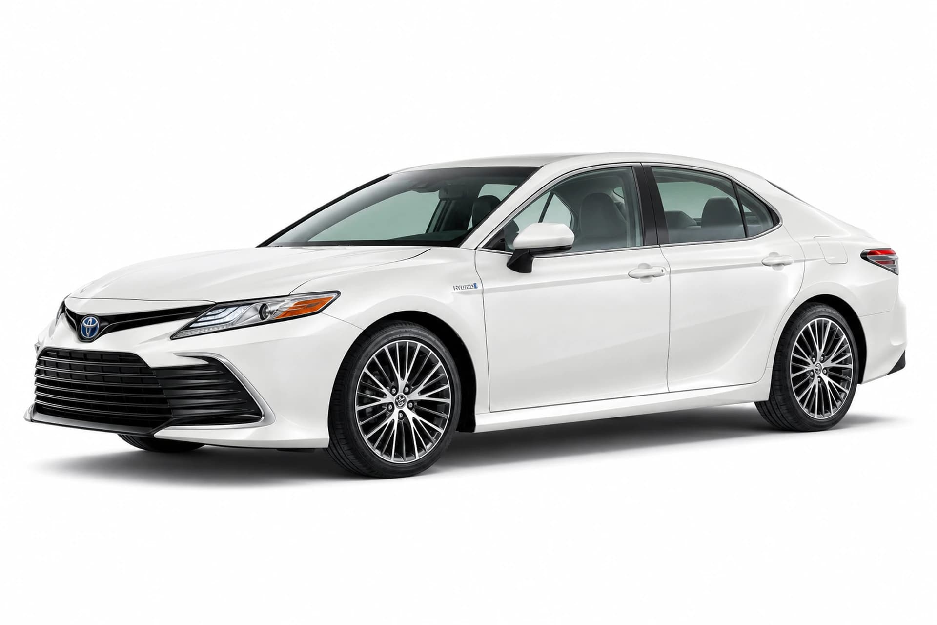 Toyota Camry in Goa Front exterior of a Toyota Camry available for rental in Goa