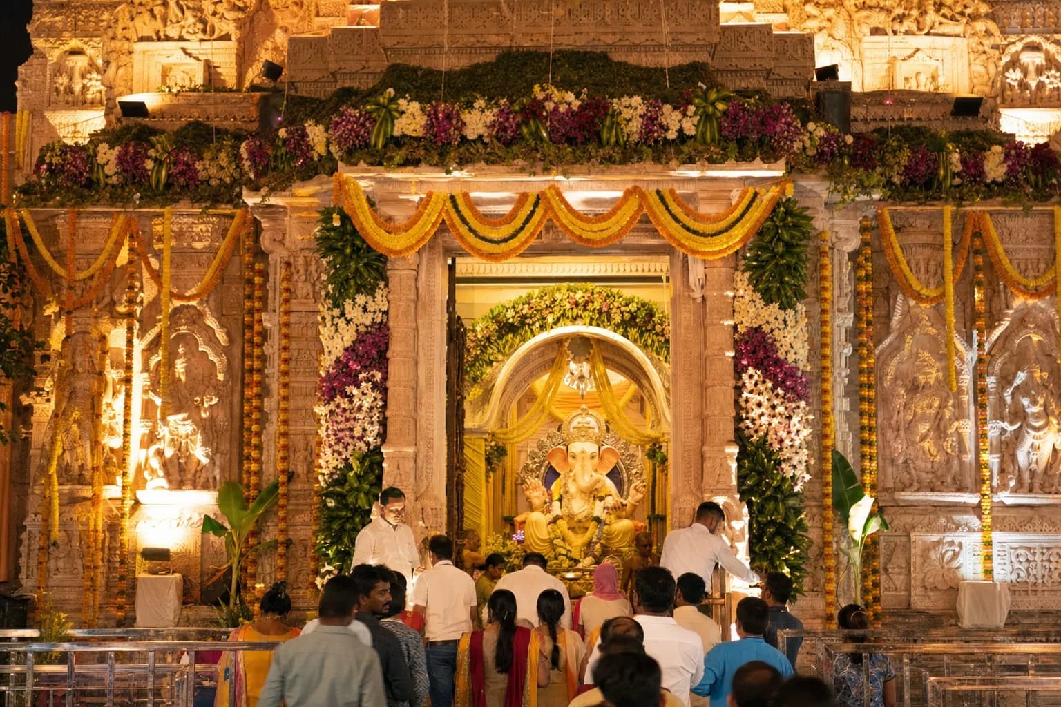 Dagdusheth Temple — Pune Darshan sightseeing stop
