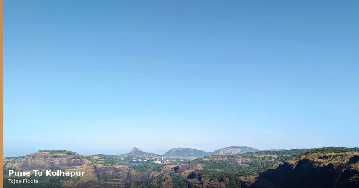 Pune to Kolhapur