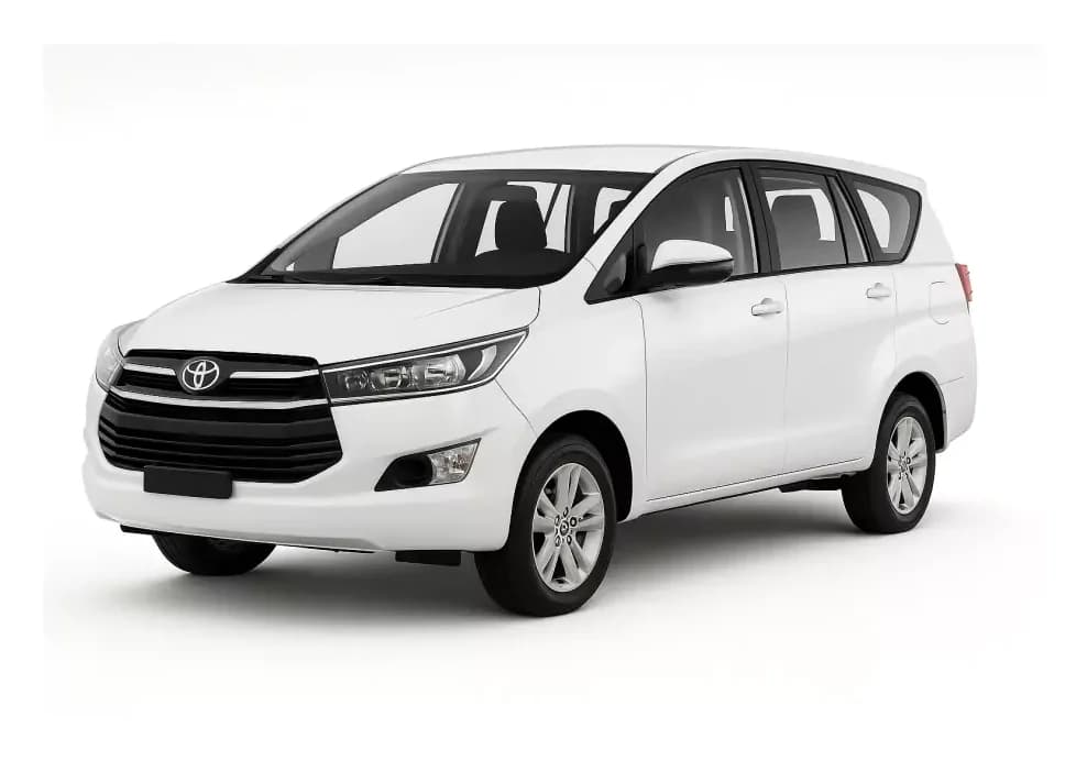 White Toyota Innova Crysta — premium cab fleet White Toyota Innova Crysta — premium cab fleet
