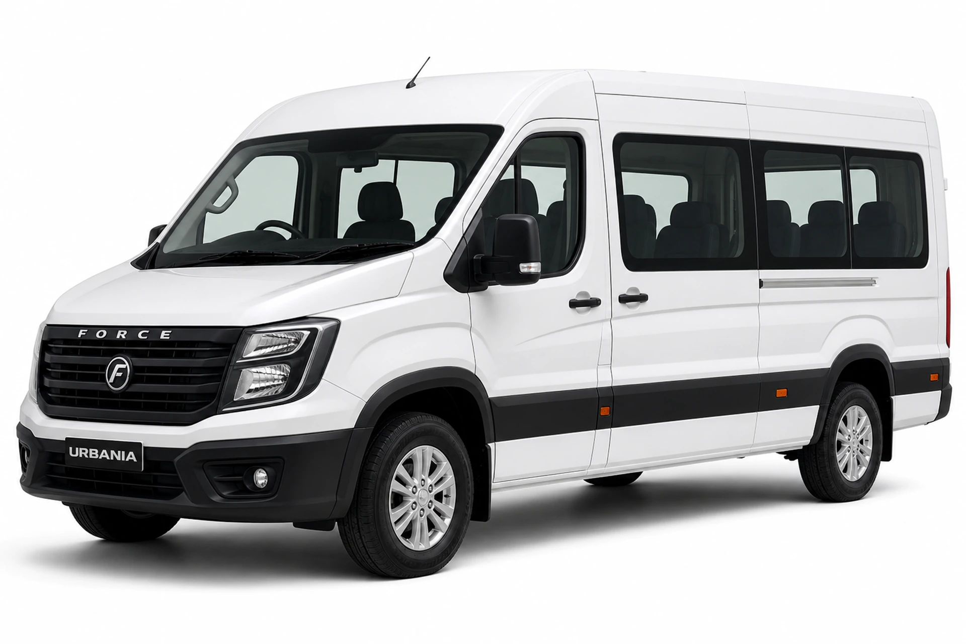 Force Urbania luxury group van on rent in Pune